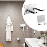 Maxbell Stainless Steel Wall Mount Storage Rack Hanger Blow Dryer Holder For Dyson
