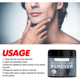 Maxbell Fast-Working Professional Effective Shaving Cream Removal for Men Beard Face 50g