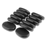 Maxbell SPA Relaxing Body Hot Stones Relaxation for Massage Parlour Beauty Salon 12 Pcs Set
