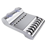 Anti-slip Hair Scissors Rack Shop Hair Cutting Scissors Tray Holder Silver