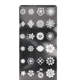 Nail Art stamp Plate Stamping Template Set Stamper Scraper Kit Style 2