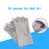 UV Curing Lamp Gloves Radiation Nail Dryer Protection Tool Salon Light Grey