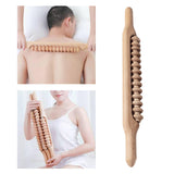 Wood Beech Gua Sha Massage Tool Stick for Release Neck Pain 19inch