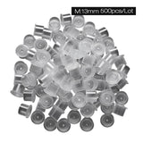 PVC Tattoo Ink Cups Cap Free Standing Microblading Supply Tool M 500pcs