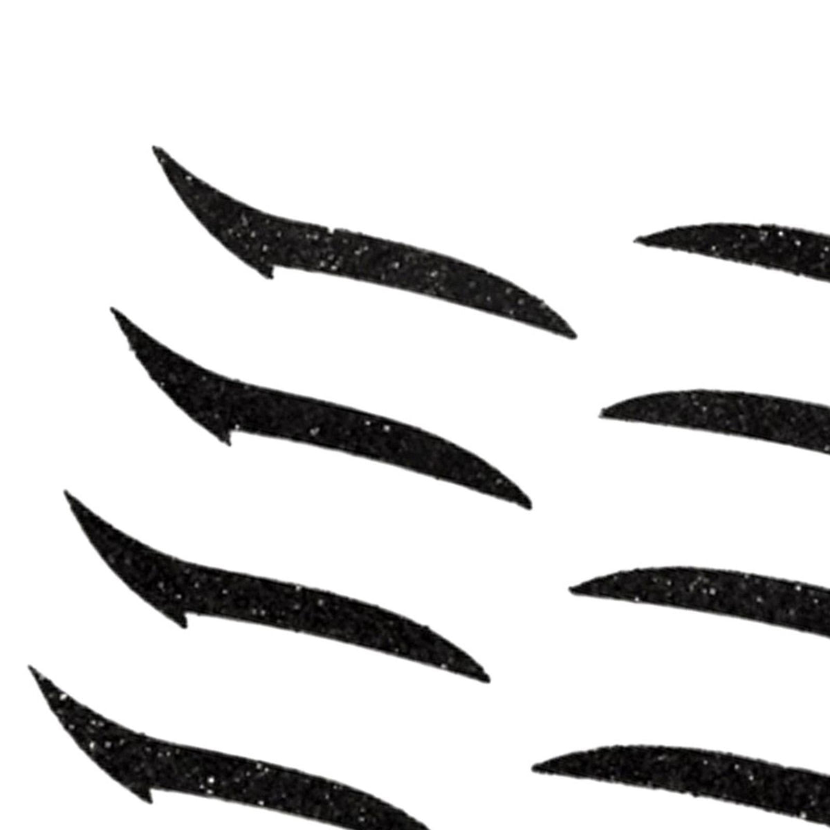 Reusable Eyeliner Stickers Makeup Eyeshadow Cat Eye 6 Pair Black A