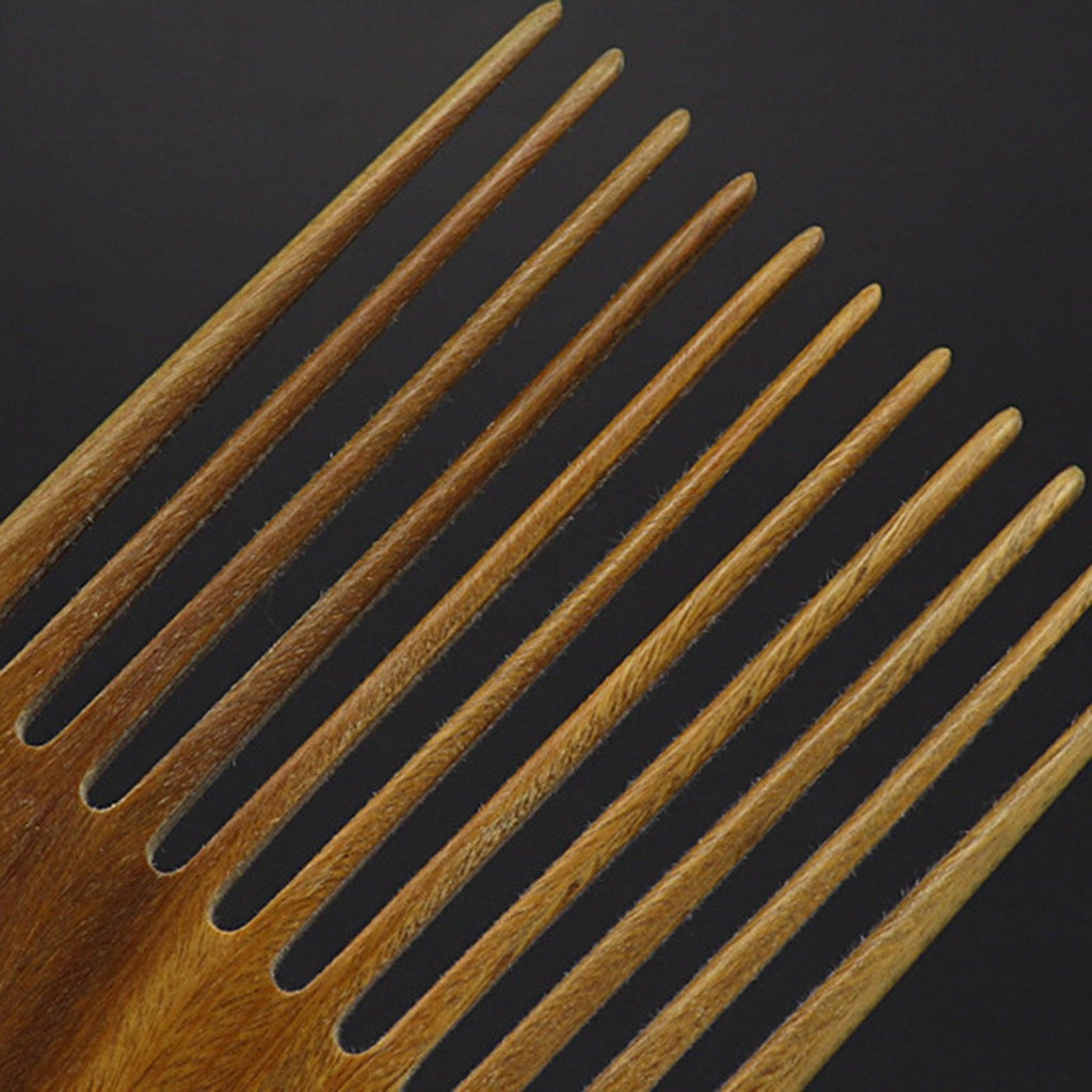 Maxbell Pick Comb Brush Hairdressing Tool for Detangle Braid Sandalwood Home Use - Aladdin Shoppers
