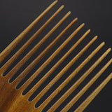 Pick Comb Brush Hairdressing Tool for Detangle Braid Sandalwood Home Use