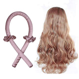 Maxbell Women Styling Heatless Curling Rod Headband Wave Curls Curler Pink - Aladdin Shoppers