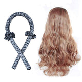 Maxbell Women Styling Heatless Curling Rod Headband Wave Curls Curler Grey Leopard - Aladdin Shoppers