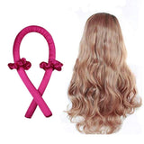 Maxbell Women Styling Heatless Curling Rod Headband Wave Curls Curler Rose Red - Aladdin Shoppers