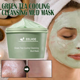 Green Tea Mud Mask Moisturizing Improves Overall Complexion 100ml 3.4 Oz