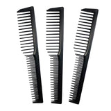 Maxbell Carbon Fibre Barber Comb Salon Styling Comb Tools Black Durable Lightweight - Aladdin Shoppers