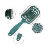 Maxbell Detangler Vented Hair Brush for Men and Women Gentle Rubber brush head - Aladdin Shoppers