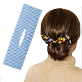 Deft Bun Fashion Hair Bands Women Summer Knotted Wire Headband Print Q