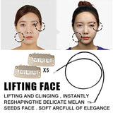 10x Face Lifting Patch Tape with Clip V line Kit for Woman Beige