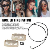 10x Face Lifting Patch Tape with Clip V line Kit for Woman Beige