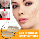 10x Face Lifting Patch Tape with Clip V line Kit for Woman Beige