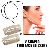 10x Face Lifting Patch Tape with Clip V line Kit for Woman Beige