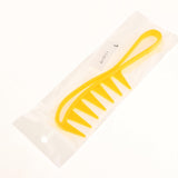 Maxbell Wide Tooth Styling Comb Detangler Hair Comb with Handle for Women Yellow - Aladdin Shoppers