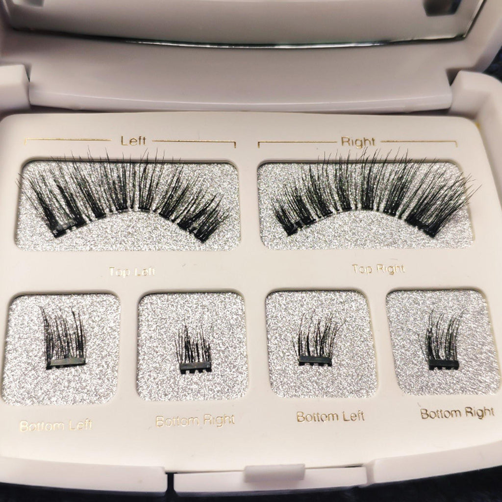 Maxbell Natural Magnetic Eyelashes Kit 3D False Lashes for GirL Makeup KS02-S - Aladdin Shoppers