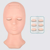 Silicone Mannequin Head Practice False Eyelash Model Tool Mannequin head Eye