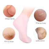 Soft Silicone Gel Socks Toe Socks Protection Foot Care Protector Pink M