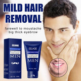 Men's Hair Removal Cream Remover 60ml for Beard Armpit Smooth Painless