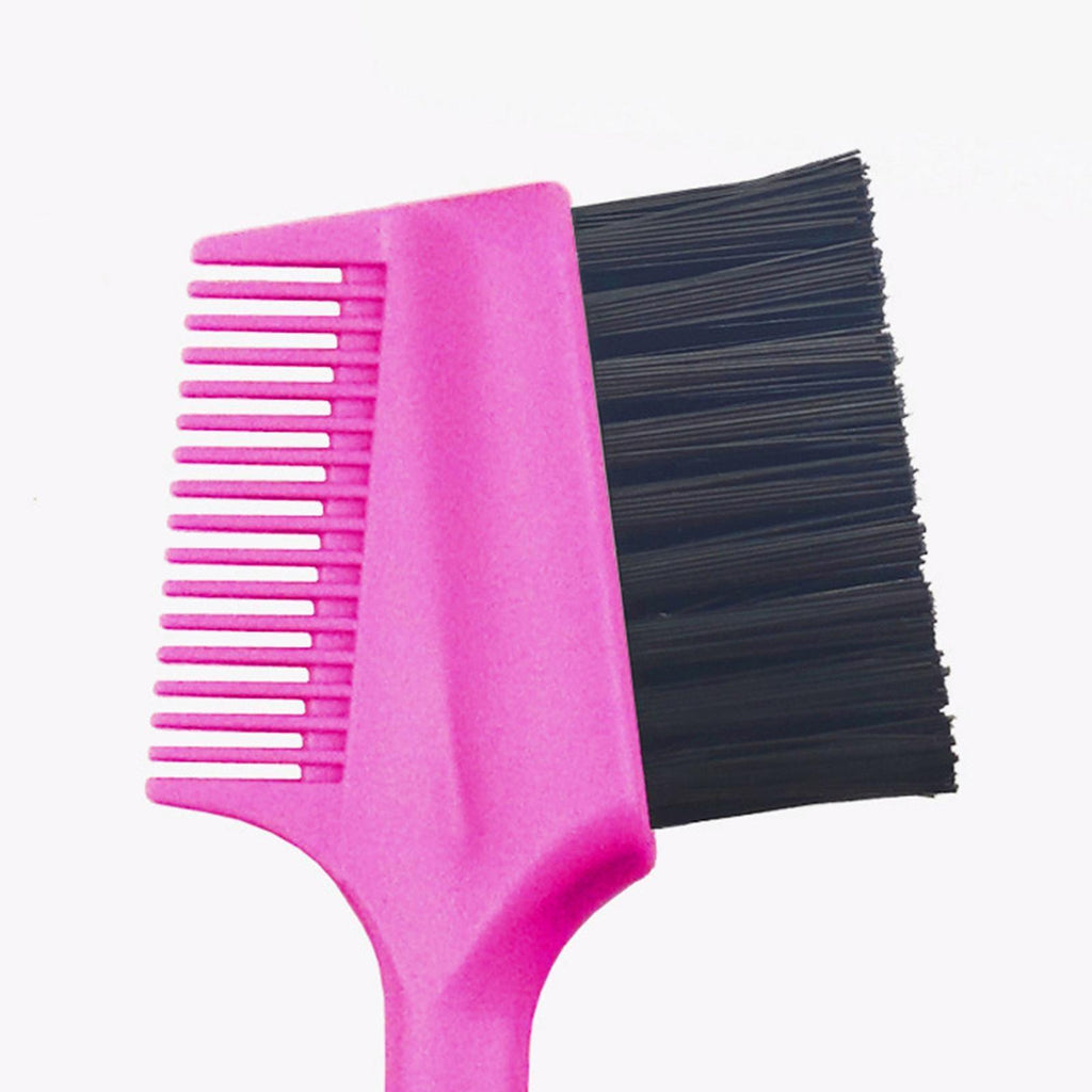 Maxbell Double Sided Hair Brush Comb Eyelash Comb 7'' length Easy Use Rose Red - Aladdin Shoppers