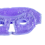 Ice Face / Eye Mask Hot Cold Therapy with Plush Backing purple