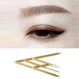 Stainless Steel Caliper Eyebrow Microblading Permanent Measure Tools Golden