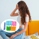 18Pcs Hair Curlers Heatless Spiral Curls DIY Styling Kit Mixed Color