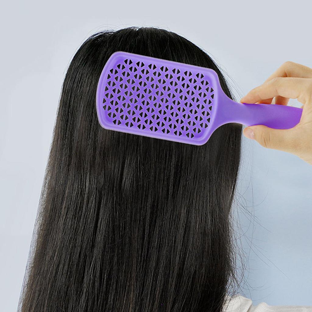 Maxbell Hair Brush Vent Brush Salon Styling Hairbrush Barber Hair Detangling Purple - Aladdin Shoppers