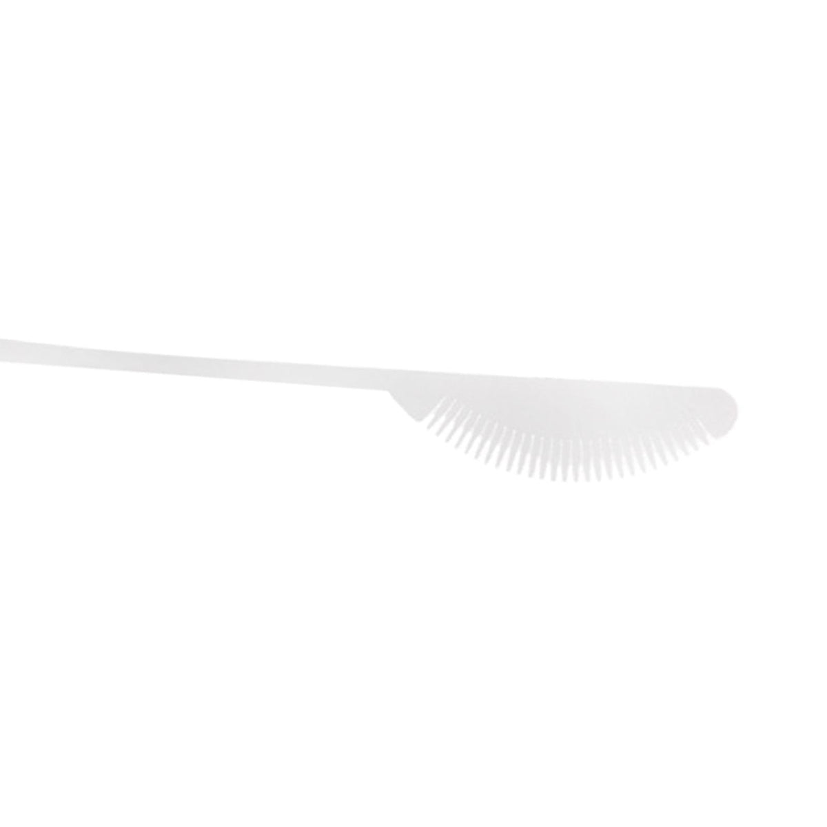 Double Sided Edge Control Hair Brush Comb Combo Hair Styling Tool white