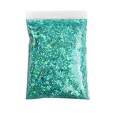 Maxbell 1Bag 50g Nail Glitter Sequins Paillette Flakes 3D Nail Art Decor Water Blue