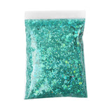 Maxbell 1Bag 50g Nail Glitter Sequins Paillette Flakes 3D Nail Art Decor Water Blue