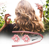 Maxbell Heatless Curling Rod Headband No Heat Curls Lazy Curler Pink - Aladdin Shoppers