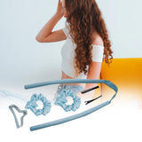 Maxbell Heatless Curling Rod Headband No Heat Curls Lazy Curler Blue + clip - Aladdin Shoppers