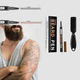 Maxbell Beard Pencil Filler Natural Hair for Moustache Eyebrow Long Lasting Brown - Aladdin Shoppers