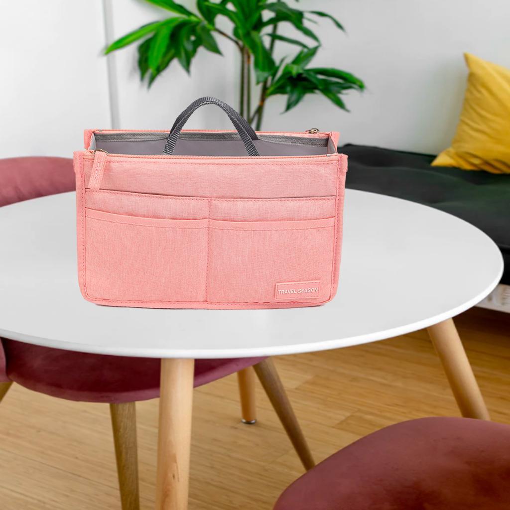 Cosmetic Bag Case Ladies Makeup Handbag Toiletry Carry Pouch Pink L