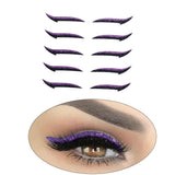 Maxbell Fashion Eyeliner Eyelid Tape Sticker 5 Pairs Purple - Aladdin Shoppers