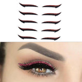 Maxbell Fashion Eyeliner Eyelid Tape Sticker 5 Pairs Orange Red - Aladdin Shoppers