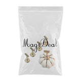 Maxbell Pumpkin Nail Art Holder Magnetic Showing Shelf DIY for Nail Art Beginners White