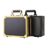 Maxbell Large Barber Salon Tool Storage Travel Carry Case Hairdresser Organizer Box Golden