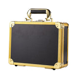 Maxbell Large Barber Salon Tool Storage Travel Carry Case Hairdresser Organizer Box Golden