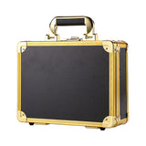 Maxbell Large Barber Salon Tool Storage Travel Carry Case Hairdresser Organizer Box Golden