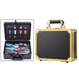 Maxbell Large Barber Salon Tool Storage Travel Carry Case Hairdresser Organizer Box Golden