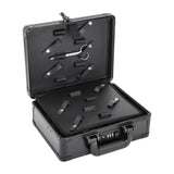 Maxbell Large Barber Salon Tool Storage Travel Carry Case Hairdresser Organizer Box Black