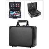 Maxbell Large Barber Salon Tool Storage Travel Carry Case Hairdresser Organizer Box Black