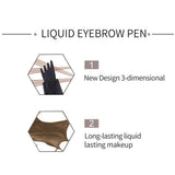 Maxbell Microblading Eyebrow Pen Micro-Fork Tip Waterproof Color 3D Four Point 1