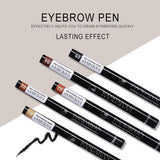 Maxbell Microblading Eyebrow Pen Micro-Fork Tip Waterproof Color 3D Four Point 1